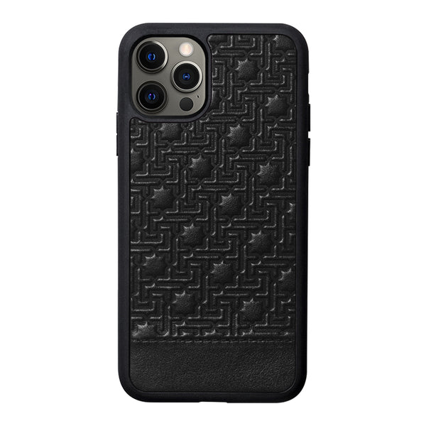 BLACK Louis Vuitton Emboss Wallet Phone Case For iPhone XS iPhone